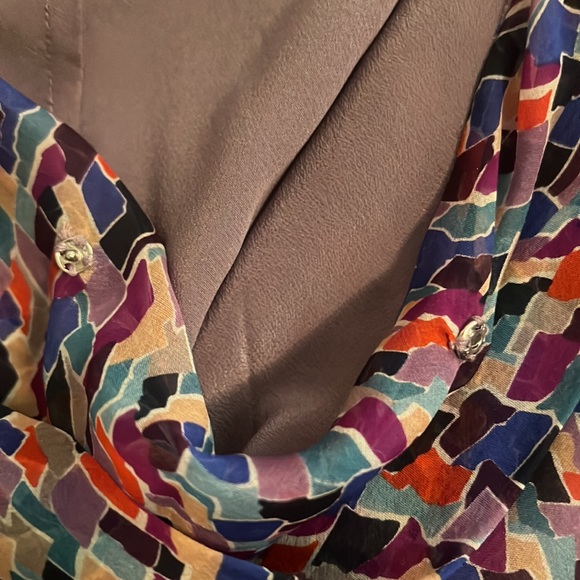 Brand New Multi-Colored ADAM by Adam Lippes 100% Silk Blouse - Women’s Size 0 - Picture 11 of 11